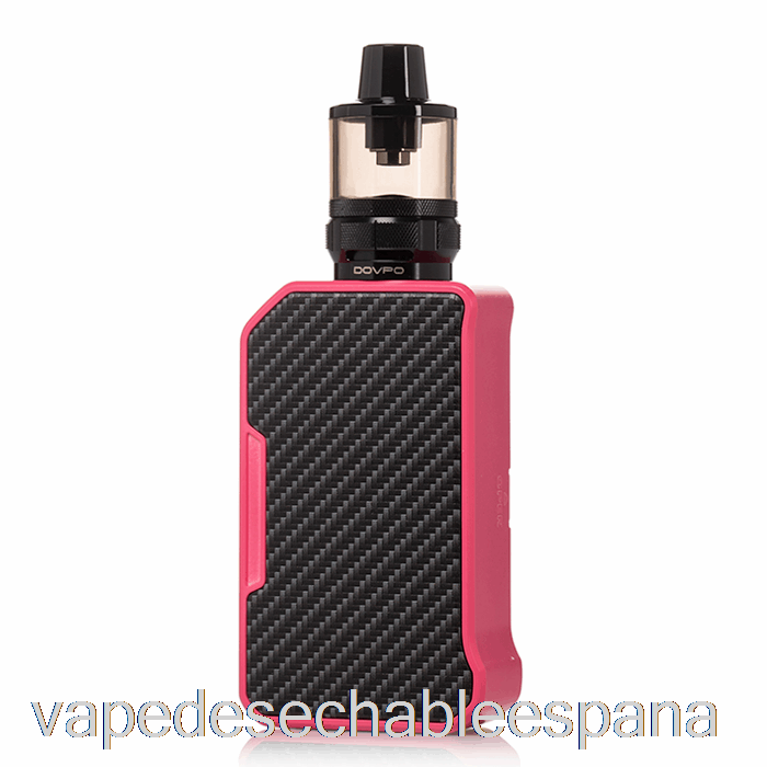 Vape Desechable España Dovpo Mvp 220w Kit De Inicio Fibra De Carbono Rosa